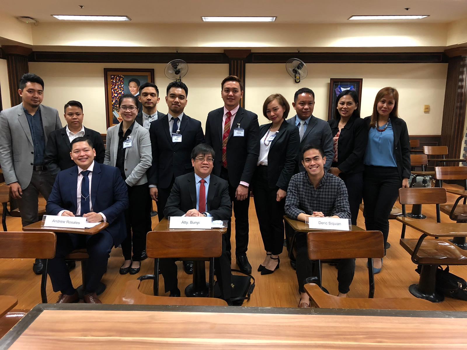 Atty. Bunyi named as judge of the 5th Justitia Moot Court Competition