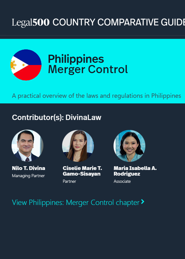 DivinaLaw on Philippine Merger Control